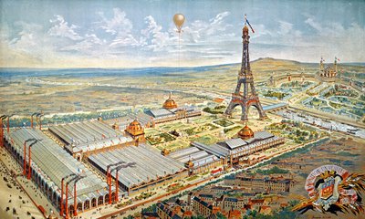 General View of the Universal Exhibition, Paris, 1889 by French School